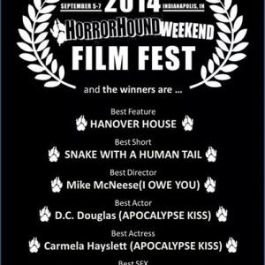 Snake With A Human Tail wins as Best Short Film at Horror Hound!!! Director Spencer Gray Starring Marv Blauvelt Sheri Davis and Billy Blair