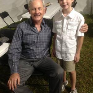 On set with Selfless screen dad Victor Garber