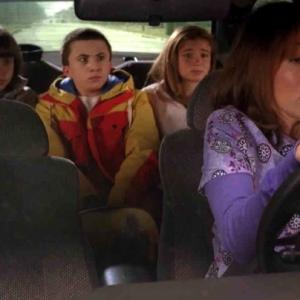 Molly Jackson Patricia Heaton Atticus Shaffer and laura Ann Kesling on The Middle