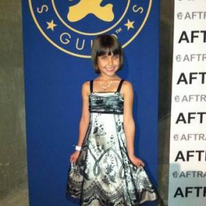 Molly on the red carpet at the 9th Annual Ivy Bethune Awards.