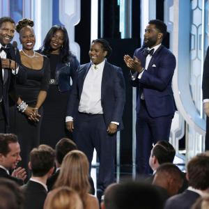 Denzel Washington at event of 73rd Golden Globe Awards (2016)