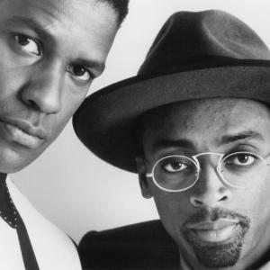 Still of Denzel Washington and Spike Lee in Mo Better Blues 1990