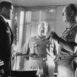 Still of Denzel Washington Gene Hackman and George Dzundza in Crimson Tide 1995