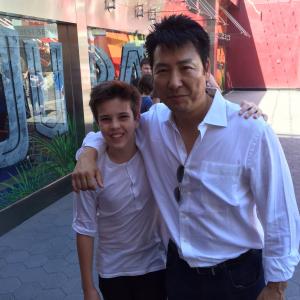 Seth with writer/director of Underdog Kids Phillip Rhee at the LA Premier