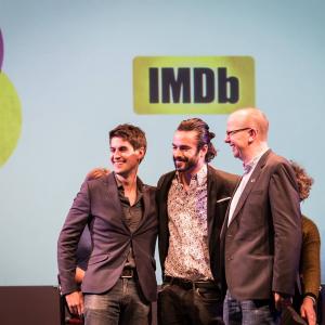 With Director, Jake Balfour-Lynn and CEO of IMDb, Col Needham at the IMDb Awards.