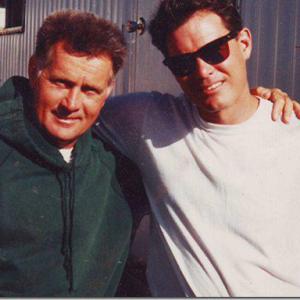 Martin Sheen and David O'Neill in Canada on the set of Cadence