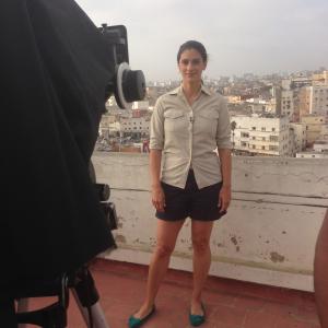 Caisa in infomercial for Swedish Armed Forces, in Morocco, behind the scenes