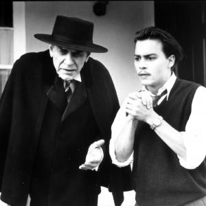 Still of Johnny Depp and Martin Landau in Ed Wood 1994