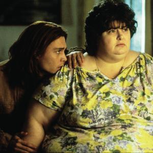 Still of Johnny Depp and Darlene Cates in Whats Eating Gilbert Grape 1993