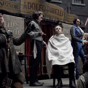 Still of Johnny Depp, Timothy Spall and Sacha Baron Cohen in Sweeney Todd: The Demon Barber of Fleet Street (2007)