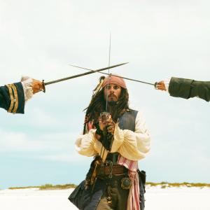 Still of Johnny Depp in Karibu piratai numirelio skrynia 2006
