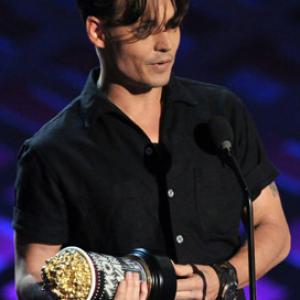 Johnny Depp at event of 2008 MTV Movie Awards 2008