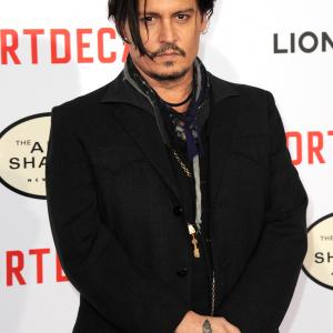 Johnny Depp at event of Usuotasis Ponas Mortdecai (2015)