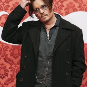 Johnny Depp at event of Usuotasis Ponas Mortdecai 2015