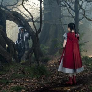 Still of Johnny Depp and Lilla Crawford in Into the Woods 2014