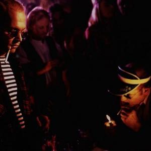 Still of Johnny Depp and Hunter S. Thompson in Fear and Loathing in Las Vegas (1998)