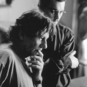 Johnny Depp and Roman Polanski in The Ninth Gate 1999
