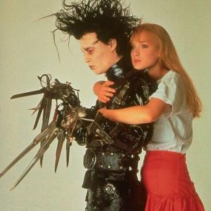 Johnny Depp and Winona Ryder star in Edward Scissorhands