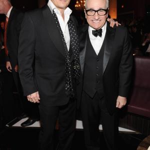 Actor Johnny Depp and Director Martin Scorsese attend Spike TVs Don Rickles One Night Only on May 6 2014 in New York City
