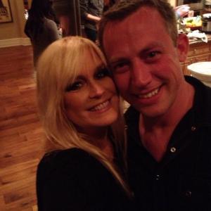 With Actress Catherine Hickland
