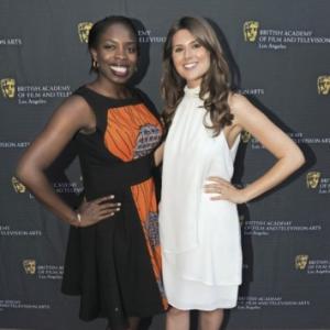 Adaora Nwandu and Charlotte Rothwell at the BAFTA-Los Angeles Garden Party