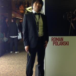 Takahisa Shiraishi in the theater of Festival de Cannes