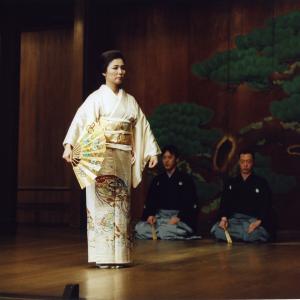 Dancing Traditional Japanese Dance SHIMAI
