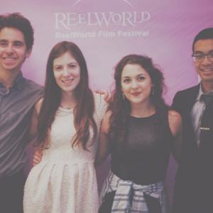 Hershel Blatt, Cleo Tellier, Emily Stranges, Alexander Wong at the 2015 ReelWorld Film festival red carpet