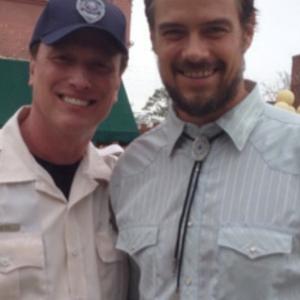 On Set Lost In The Sun with Josh Duhamel
