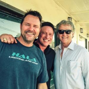Hanging on The Streets of Bakersfield with Director Will Wallace and Actor Patrick Duffy while filming 