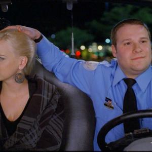 Still of Anna Faris and Seth Rogen in Observe and Report 2009
