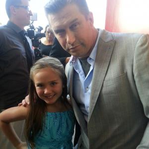Hannah with Stephen Baldwin at the 2013 168 Film Festival where her film What Remains won the Peoples Choice award