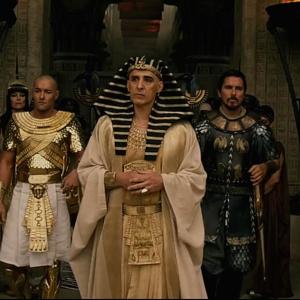 Joel Edgerton, John Turturro, Christian Bale & Amin Ali in Exodus: Gods & Kings