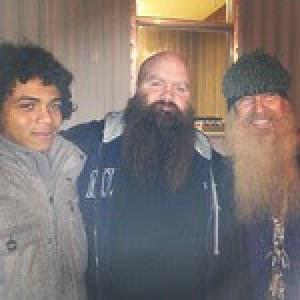 Billy Gibbons of ZZ Top, David Lee, and Marty at 