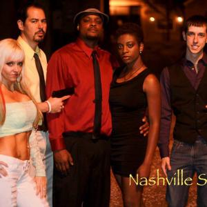 from Nashville Streets  as gang member Casey  yes I even did a flying arm bar in a fight scene!