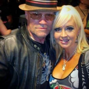 with Michael Rooker of The Walking Dead