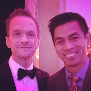 Neil Patrick Harris, American actor, writer, producer, director, magician, comedian, and singer at Elton John AIDS Foundation Gala in NYC