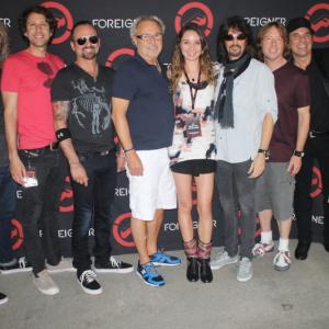 Rock band Foreigner with Mick Jones