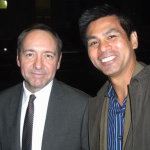 Kevin Spacey after screening of Casino Jack