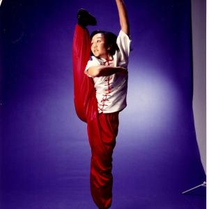 Overhead Stretch Kick for video Martial Arts Fundamentals.