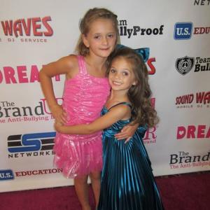 Addison LaFountain and Paisley Dickey In Hollywood Brand UR Be A Buddy Not A Bully launch