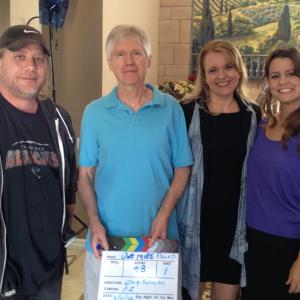On Set of One More Round with Chip Rossetti, Joan Luebbert, and Mindy Thomas.
