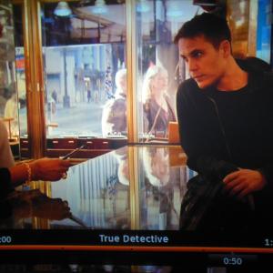 Me Again in True DetectiveEpisode Is Other LivesAired July 19th2015 On HBOIm Center Frame BackIm Walking On The SidewalkLong Blonde HairWalking With A Guy