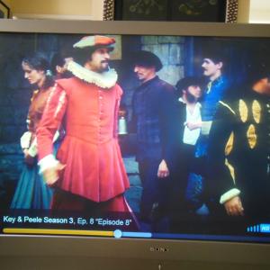 Me again in  Key and Peele Episode is  38 Aired 11062013Im the one just behind Keegan Key 