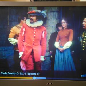 Me again in Comedy Centrals Show  Key and Peele Episode is  38 Aired 11062013Im the one standing between Keegan Key and Jordan  Peele Im playing a Shakesperean Era Woman