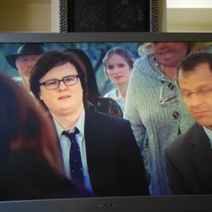 Me playing one of the Shrute Family Members in the Season Finale of  The Office Aired 5162013Im facing cameraKind of behind and to the right of Clark Duke who plays  Clark 
