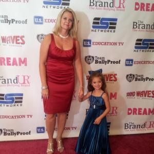 Paisley and her mom Wendy at The Brand URs antibully LA Launch Party