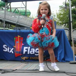 Performing at Six Flags New England