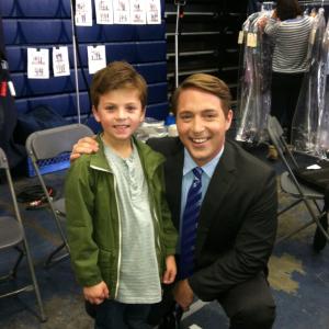 With Beck Bennett at AT&T 