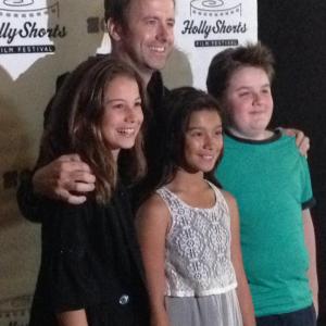 Chronicles Simpkins Will Cut Your Ass Cast Alexa Hodzic Gianna Gomez and Brice Fisher with Director Brendan Hughes